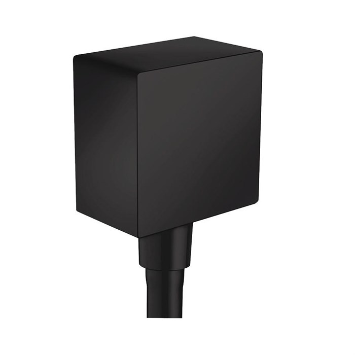 FixFit Square Шланговое подсоединение с клапаном обратного тока, матовый черный 26455670