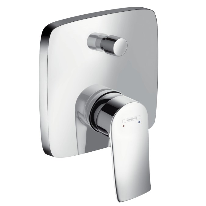 Смеситель для душа Hansgrohe Metris, однорычажный, хром (31454000) 31454000