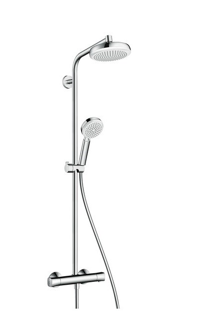 Душевая система Hansgrohe Crometta, с термостатом, хром/белый (27264400) 27264400