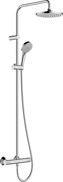 26089000 Vernis Blend Showerpipe 200 1jet с термостатом, EcoSmart, хром 26089000
