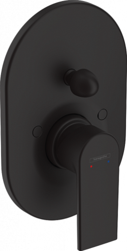 Смеситель для ванны с душем Hansgrohe Vernis Shape, матовый чёрный (71458670) 71458670