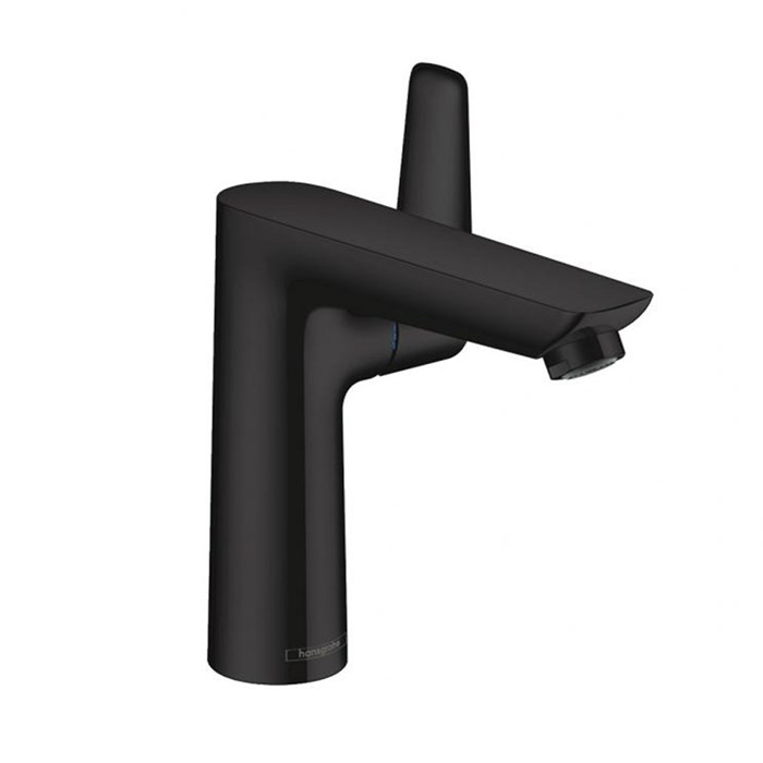 Talis E Смеситель для раковины 150, однорычажный, со сливным гарнитуром матовый черный 71754670 71754670