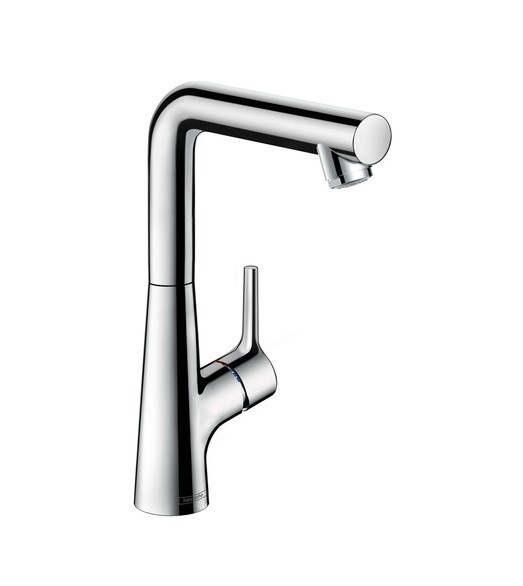 Смеситель для раковины Hansgrohe Talis S, однорычажный, со сливным гарнитурлм, хром (72105000) 72105000