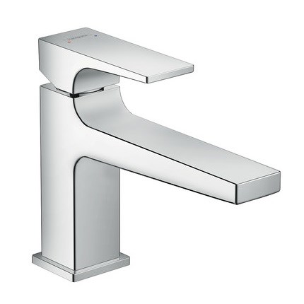 Смеситель для раковины Hansgrohe Metropol 100, однорычажный, с донным клапаном Push-Open, хром (32502000) 32502000