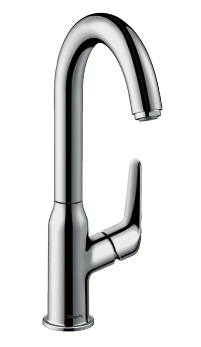 Смеситель для раковины Hansgrohe Novus, однорычажный, со сливным гарнитуром, хром (71126000) 71126000