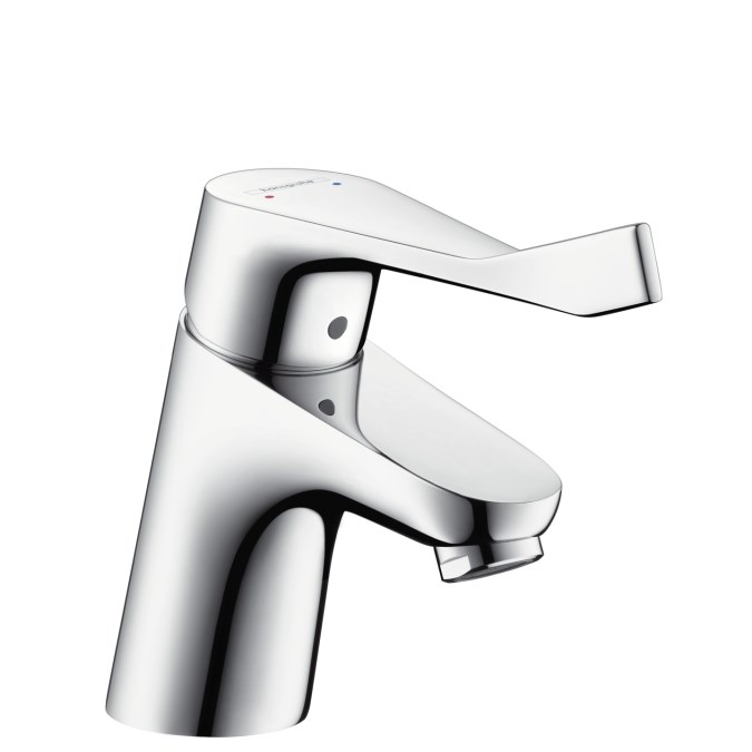 Hansgrohe 31910000 Focus Care Смеситель для раковины 70, однорычажный, 1/2, длинный рычаг 31910000