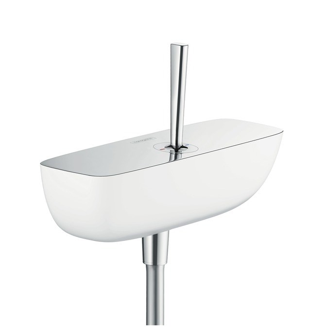 Смеситель для душа Hansgrohe PuraVida, однорычажный, белый/хром 15672400