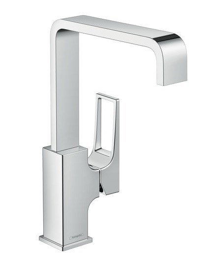 Смеситель для раковины Hansgrohe Metropol, однорычажный, хром (74511000) 74511000