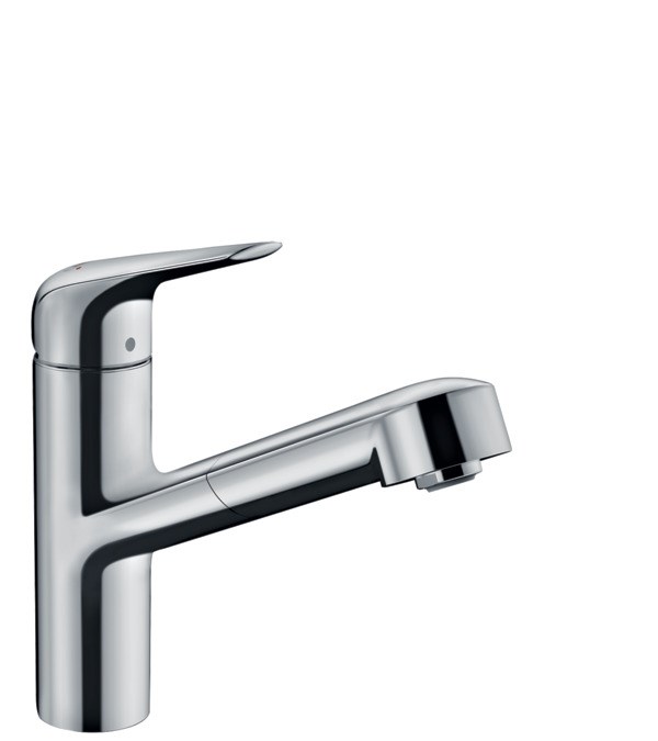 Смеситель для кухни Hansgrohe Focus M42 вытяжной излив, керамический картридж, хром (71814000) 71814000