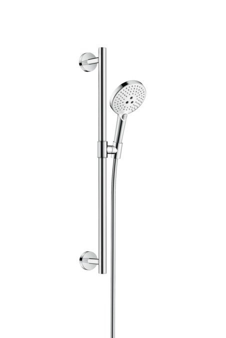 Душевой набор Hansgrohe Raindance Select S 120 3jet со штангой 65 см хром-белый матовый (26320400) 26320400