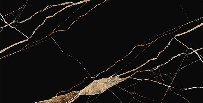 Плитка керамогранитная AZARIO VOLCANO BLACK 60х120 High Glossy (P3110821120HG) P3110821120HG