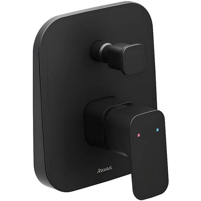 Смеситель скрытого монтажа 10° градусов Free black -TD F 061.20 с переключателем X070156