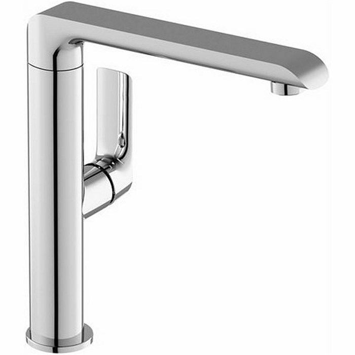Смеситель для кухни Ravak Flat FL 016.00 поворотный излив, керамический картридж, хром (X070125) X070125