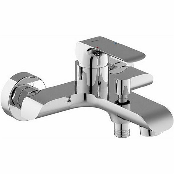 Смеситель для ванны Ravak Flat FL 022.00/150 керамический картридж, хром (X070119) X070119