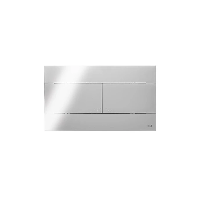 659044 Панель механ. Двойная SLIM, пластик, хром глянцевый CG23000010196