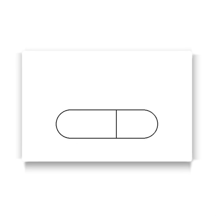 Кнопка смыва Ideal Standard OLEAS M1, белая (R0115AC) R0115AC