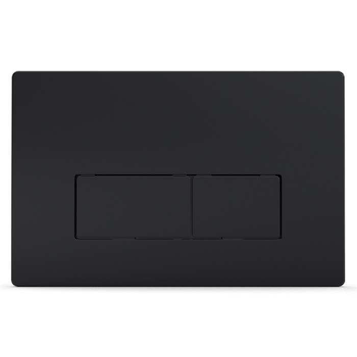 Кнопка смыва AZARIO двойная, квадратная, черная матовая (AZ-8200-0092/AZ-P58-0190) AZ-8200-0092/AZ-P58-0190