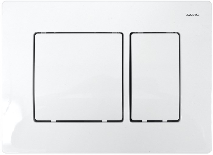 Кнопка смыва Azario двойная, белый (AZ-8200-0032) AZ-8200-0032