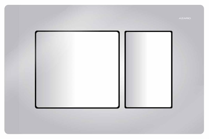 Кнопка смыва Azario двойная, хром глянец (AZ-8200-0031) AZ-8200-0031