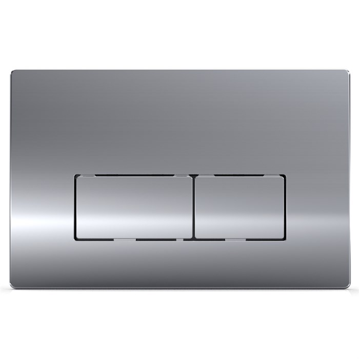 Кнопка смыва AZARIO двойная, квадратная, цвет хром глянец (AZ-8200-0089/AZ-P58-0120) AZ-8200-0089/AZ-P58-0120