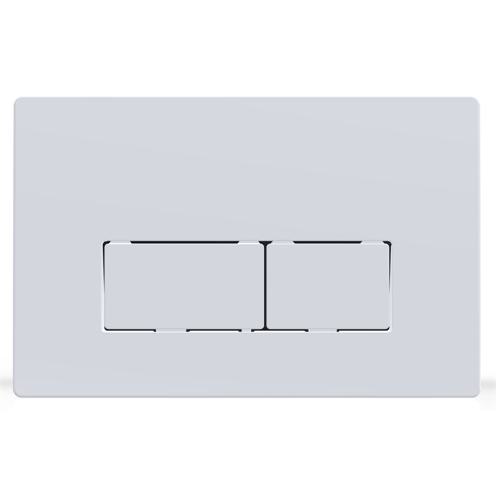 Кнопка смыва AZARIO двойная, квадратная, цвет белый (AZ-8200-0090/AZ-P58-0130) AZ-8200-0090/AZ-P58-0130