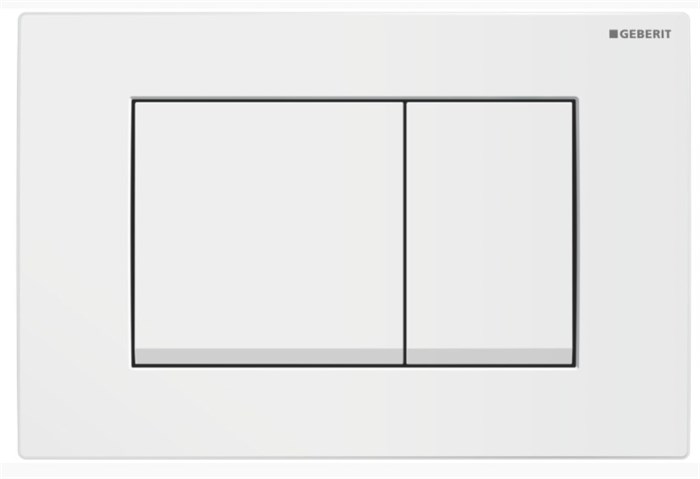 Кнопка смыва Geberit Delta 30 двойной смыв, цвет альпийский белый (115.137.11.1) 115.137.11.1