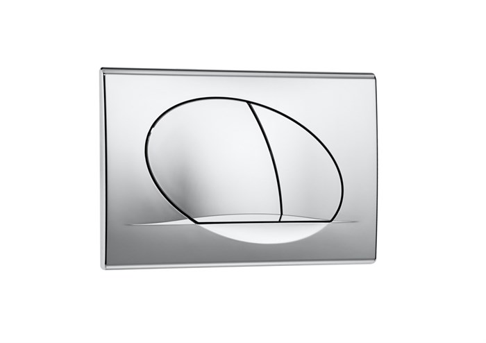 Кнопка смыва Roca ACTIVE PL 42B для ПЭК, хром глянец 7.8901.1.40B.1
