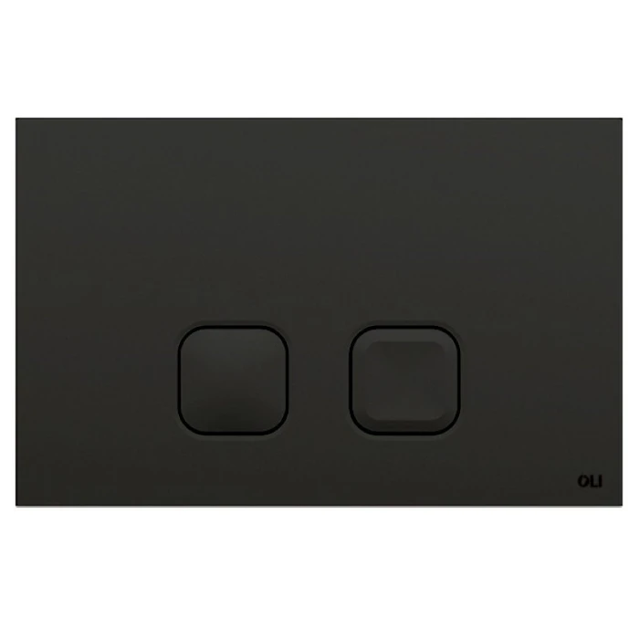 070829 Панель механ. двойная PLAIN, пластик, черный soft touch, OLI CG26000070829
