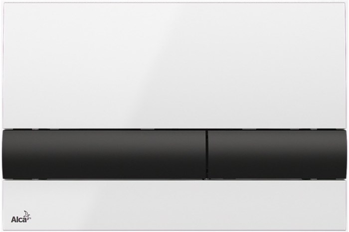 Кнопка смыва Alcadrain, Белая/Черная (M1710-8) M1710-8