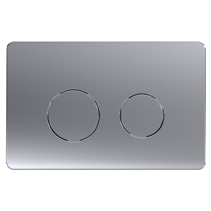 Кнопка смыва AZARIO двойная, круглая, цвет хром матовый (AZ-8200-0083/AZ-P57-0110) AZ-8200-0083/AZ-P57-0110