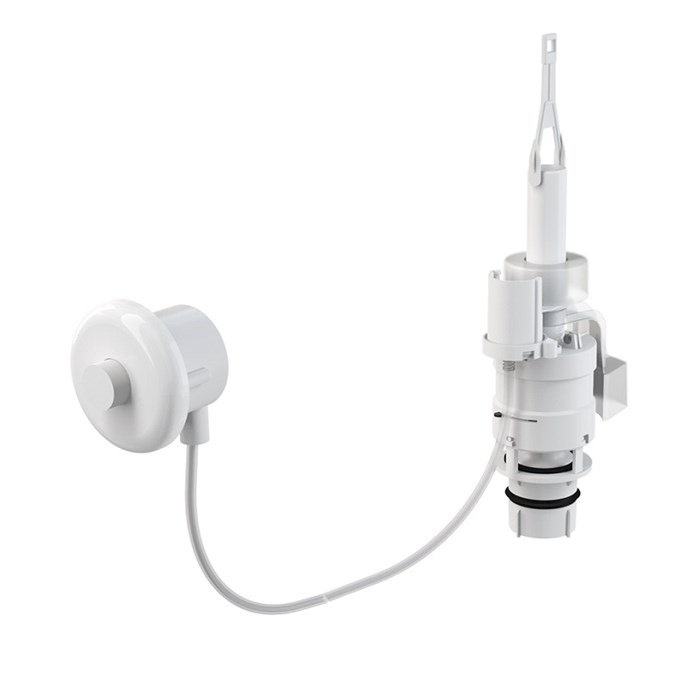 Кнопка пневматического смыва на расстоянии, ручное управление, белый. Alcadrain (MPO10) MPO10