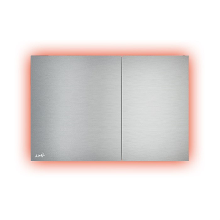 Кнопка смыва Alcadrain, с подсветкой, alunox матовый AIR LIGHT