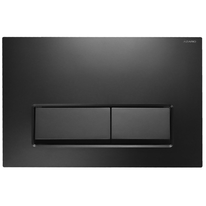 Кнопка смыва AZARIO NEW двойная, пластик, черный матовый (AZ-015.04) AZ-015.04