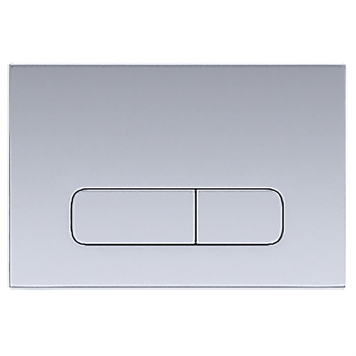 Кнопка смыва AZARIO FORTE двойная, прямоугольная, пластик, хром матовый (AZ-100-003F) AZ-100-003F