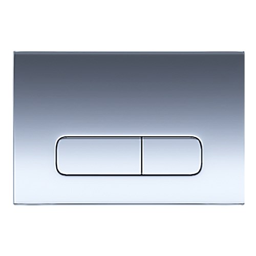 Кнопка смыва AZARIO FORTE двойная, прямоугольная, пластик, хром глянцевый (AZ-100-002F) AZ-100-002F