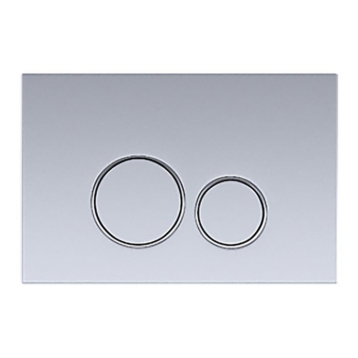 Кнопка смыва AZARIO FORTE двойная, круглая, пластик, хром матовый (AZ-100-032F) AZ-100-032F