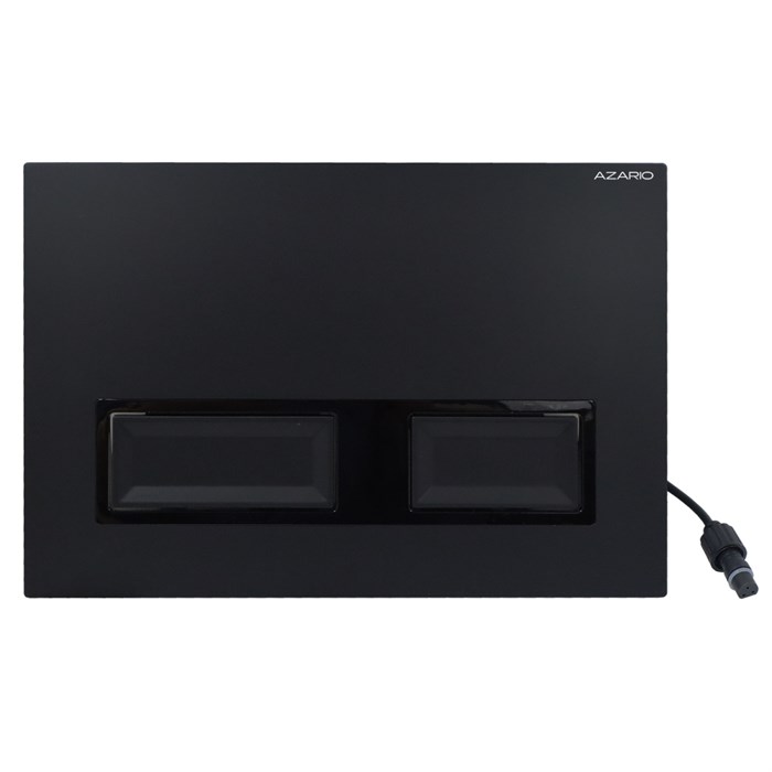 Кнопка смыва AZARIO NEW инфракрасный сенсор, механическая, черный матовый (AZ-008.04) AZ-008.04