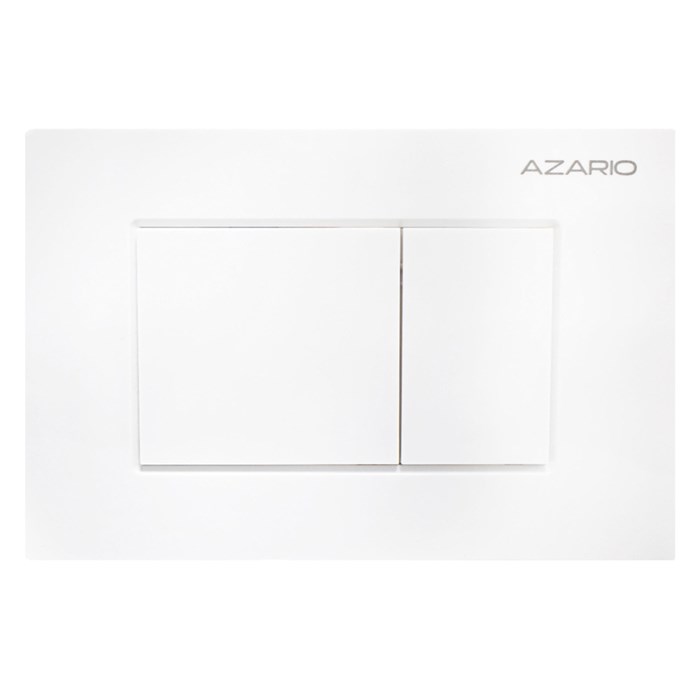 Кнопка смыва AZARIO NEW-TS механическая, двойной смыв, квадратные кнопки, ABS пластик, белый (AZ-ABS-001-W) AZ-ABS-001-W