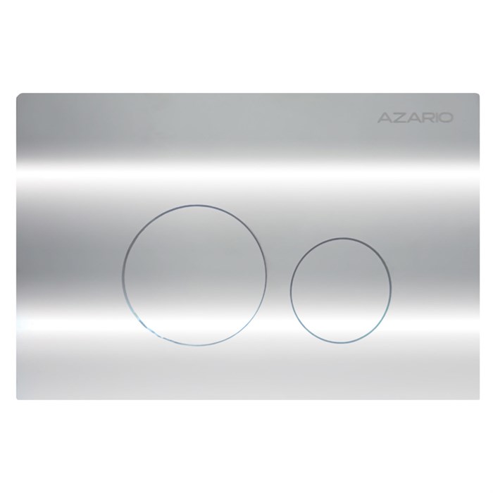 Кнопка смыва AZARIO NEW-TS механическая, двойной смыв, круглые кнопки, нержавеющая сталь 304, хром (AZ-SS-002-CH) AZ-SS-002-CH