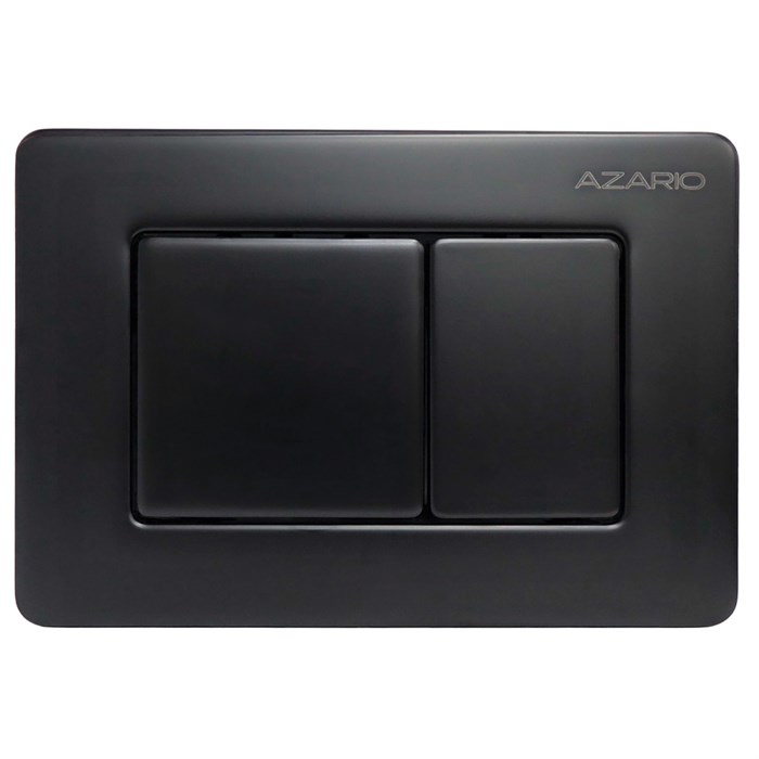 Кнопка смыва AZARIO NEW-TS механическая, двойной смыв, квадратные кнопки, нержавеющая сталь 304, черный (AZ-SS-003-B) AZ-SS-003-B