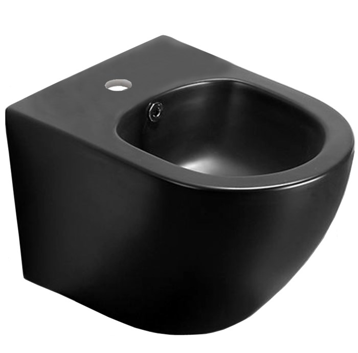 Биде подвесное Azario Grado 480*370*325 черный (AZ-0046) AZ-0046-BN SP