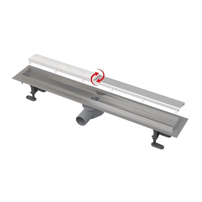 APZ13-DOUBLE9-950 Водоотводящий желоб Fit&Go с двухсторонней решеткой замена на AG071401950 APZ13-DOUBLE9-950