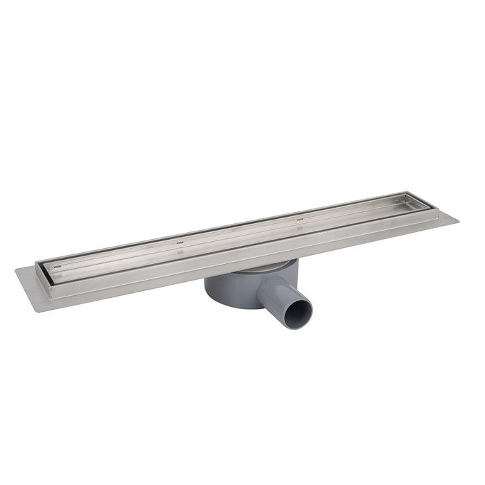 Водоотводящий металлический желоб AZARIO 360° 500 мм D40(50) под плитку AZT3TILE500