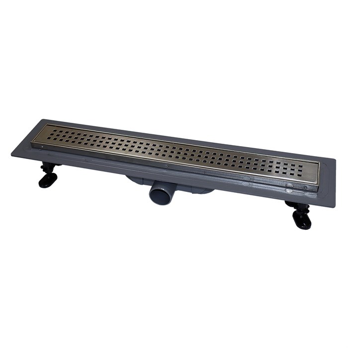 Водоотводящий пластиковый желоб AZARIO 400 мм, выход 40 ММ Cube AZCP11-40 Cube