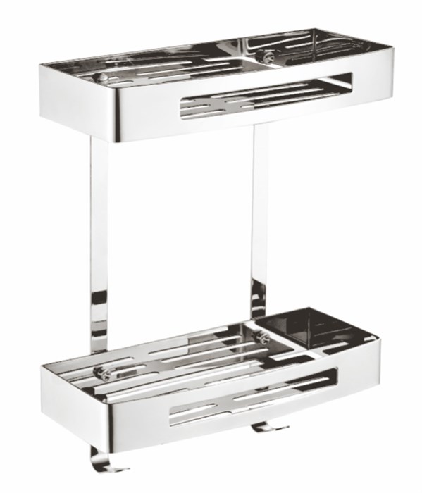 Полка AZARIO прямоугольная двухэтажная (AZ-170-2) AZ-170-2