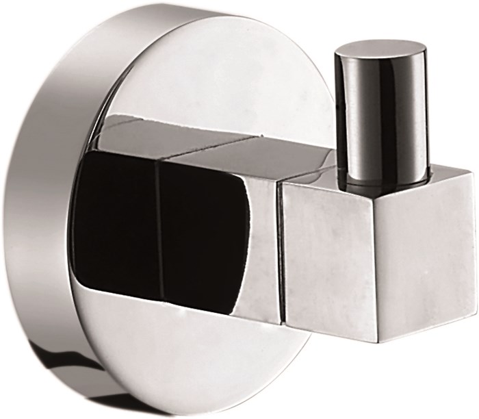 Крючок одинарный AZARIO NESSY, хром (AZ-73105A) AZ-73105A