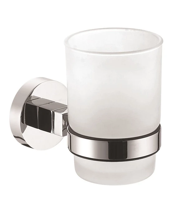 Несси - Стакан стеклянный подвесной, хром AZ-73106