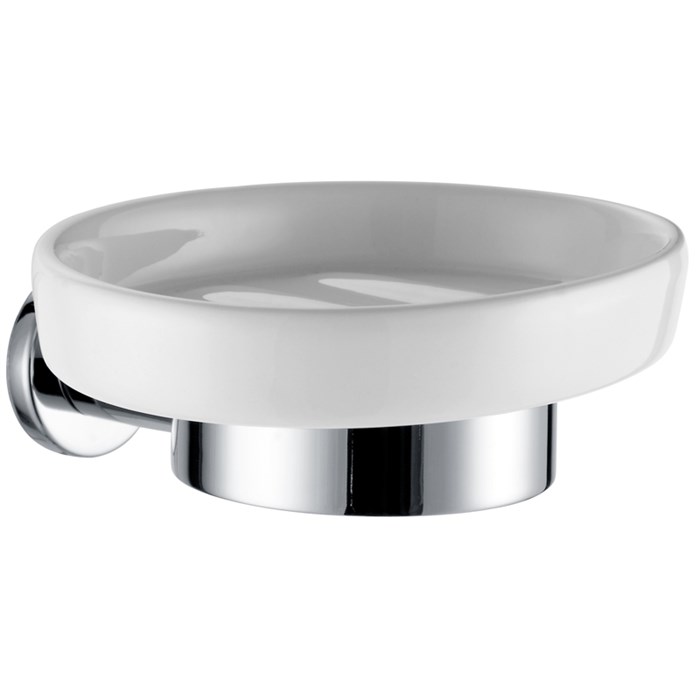 Мыльница AZARIO FORNY керамическая, хром (AZ-88308) AZ-88308