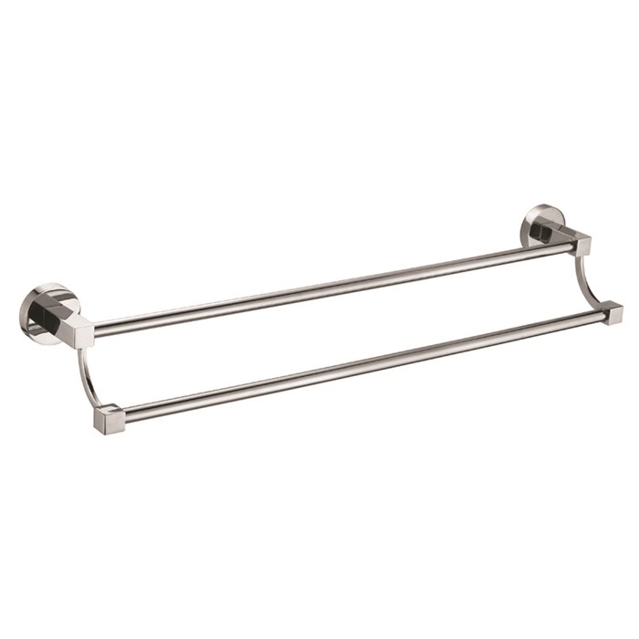 Полотенцедержатель AZARIO NESSY трубчатый двойной 60 см, хром (AZ-73102) AZ-73102