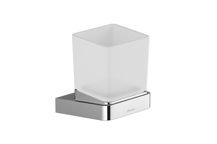 Стакан для зубных щеток Ravak 10° с держателем, хром (X07P321) X07P321